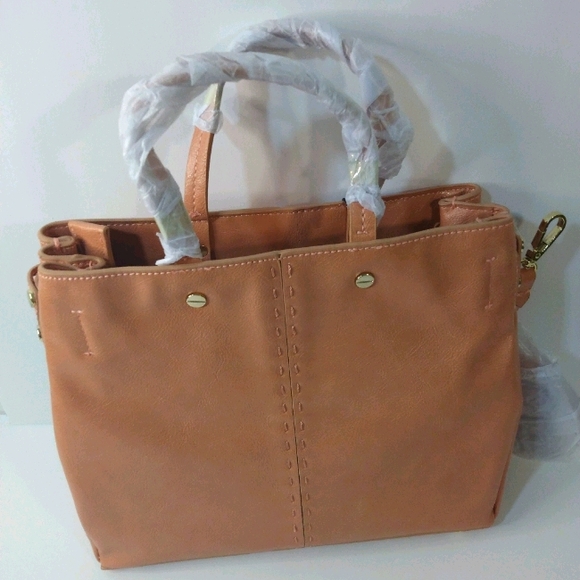ZARA midi shopper detailed topstitching bag - Picture 9 of 9
